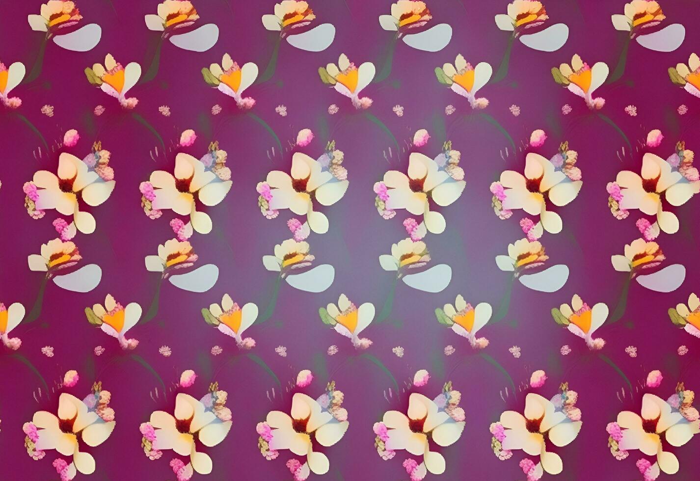 Seamless floral pattern. Design for wallpaper, wrapping paper, background, fabric. photo