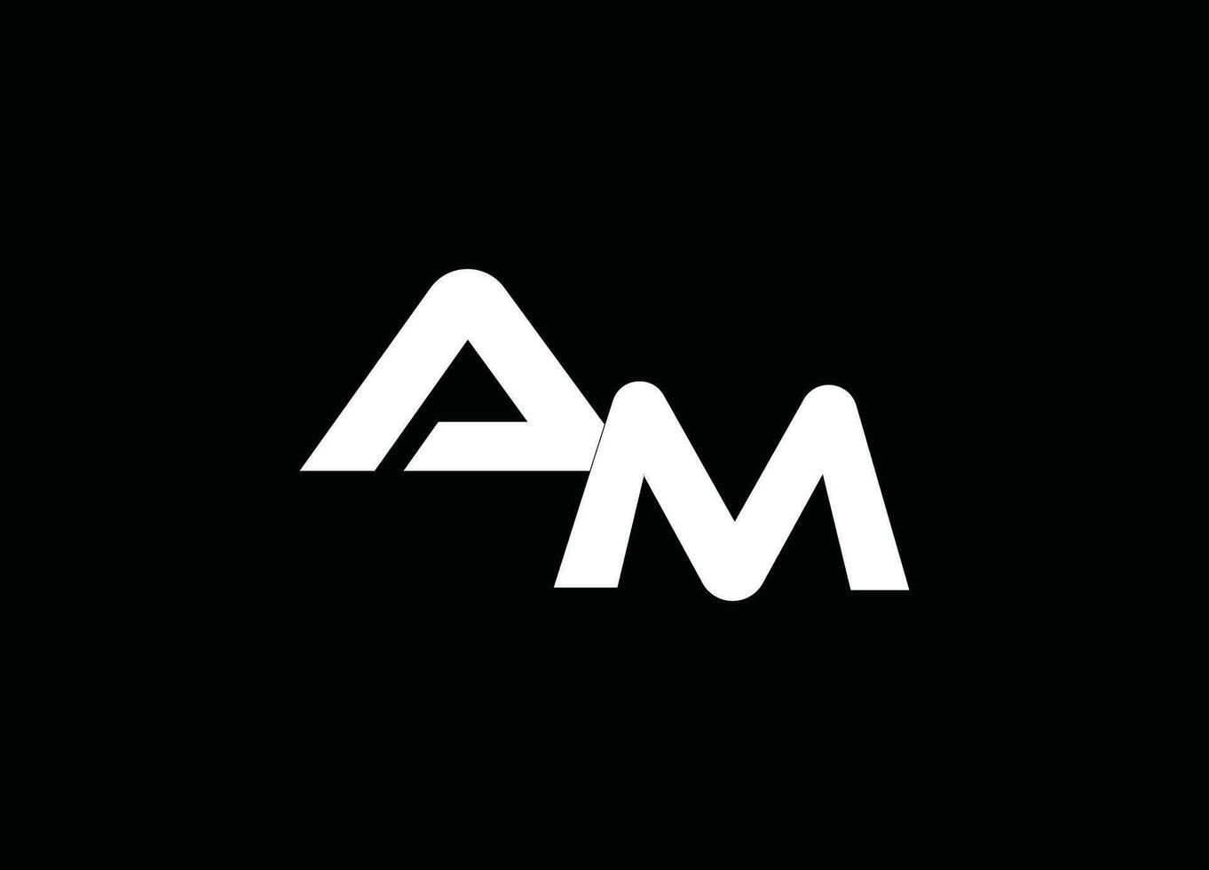 mamá logo diseño, a.m logo diseño ,compañía logo vector
