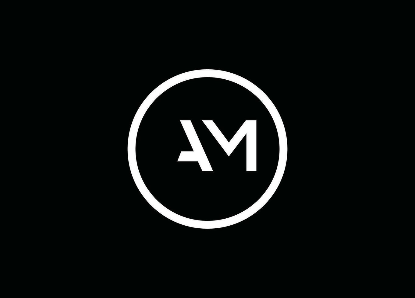 MA Letter logo design and company logo vector