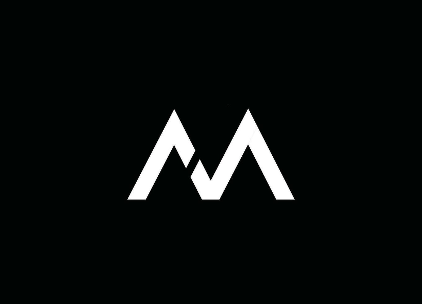 MA Letter logo design and company logo vector