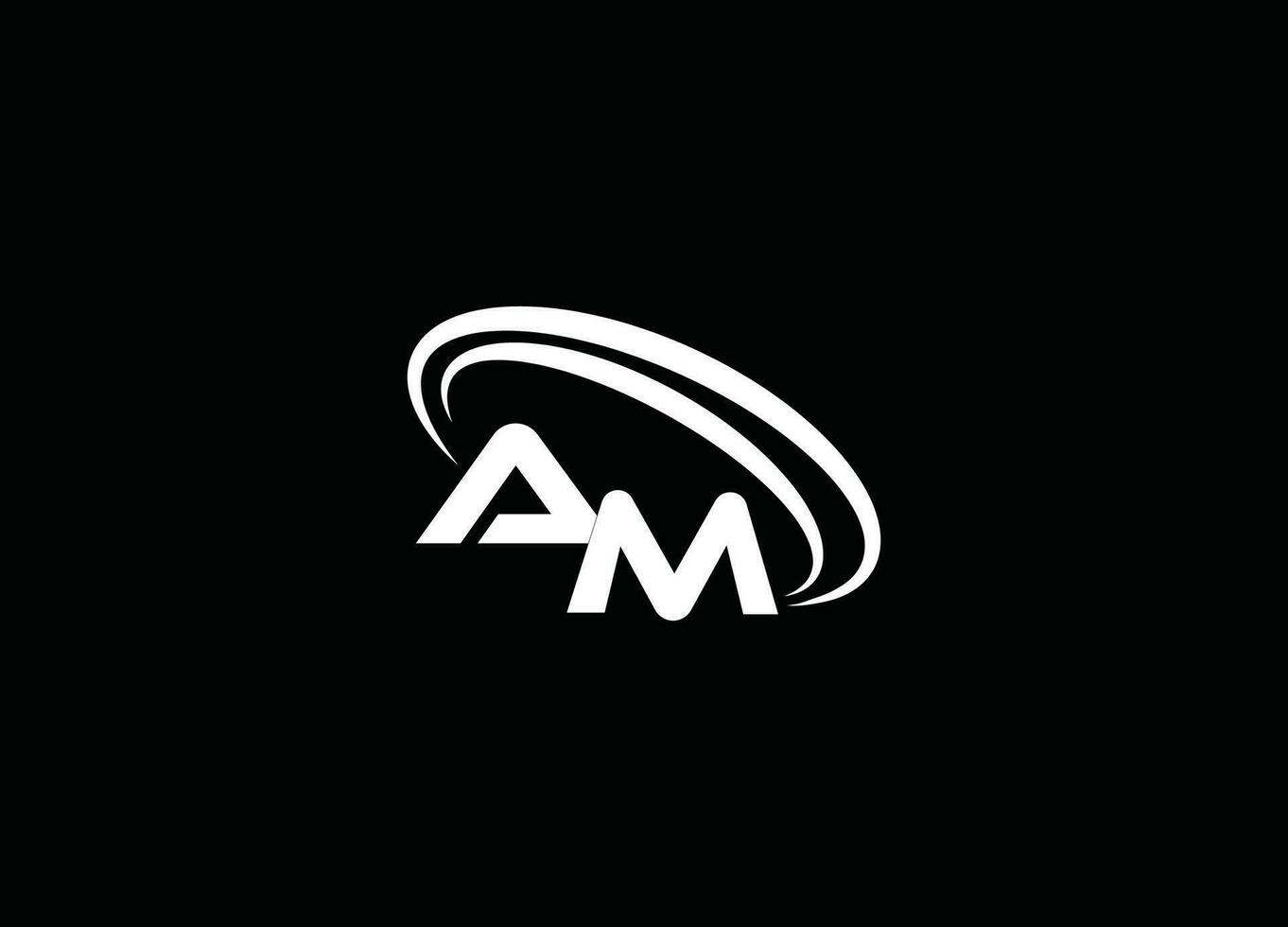 MA Letter logo design and company logo vector