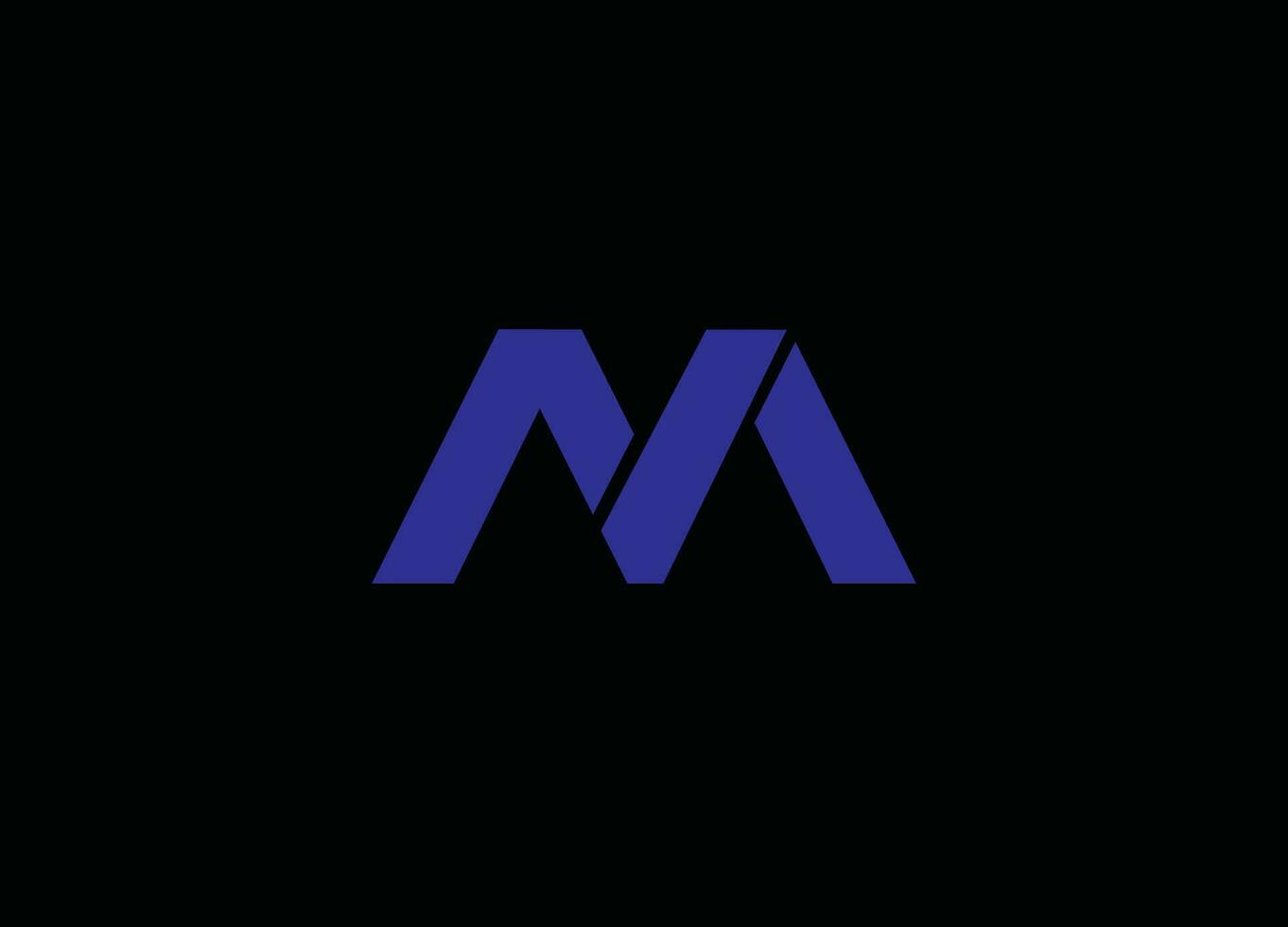 MA Letter logo design and company logo vector