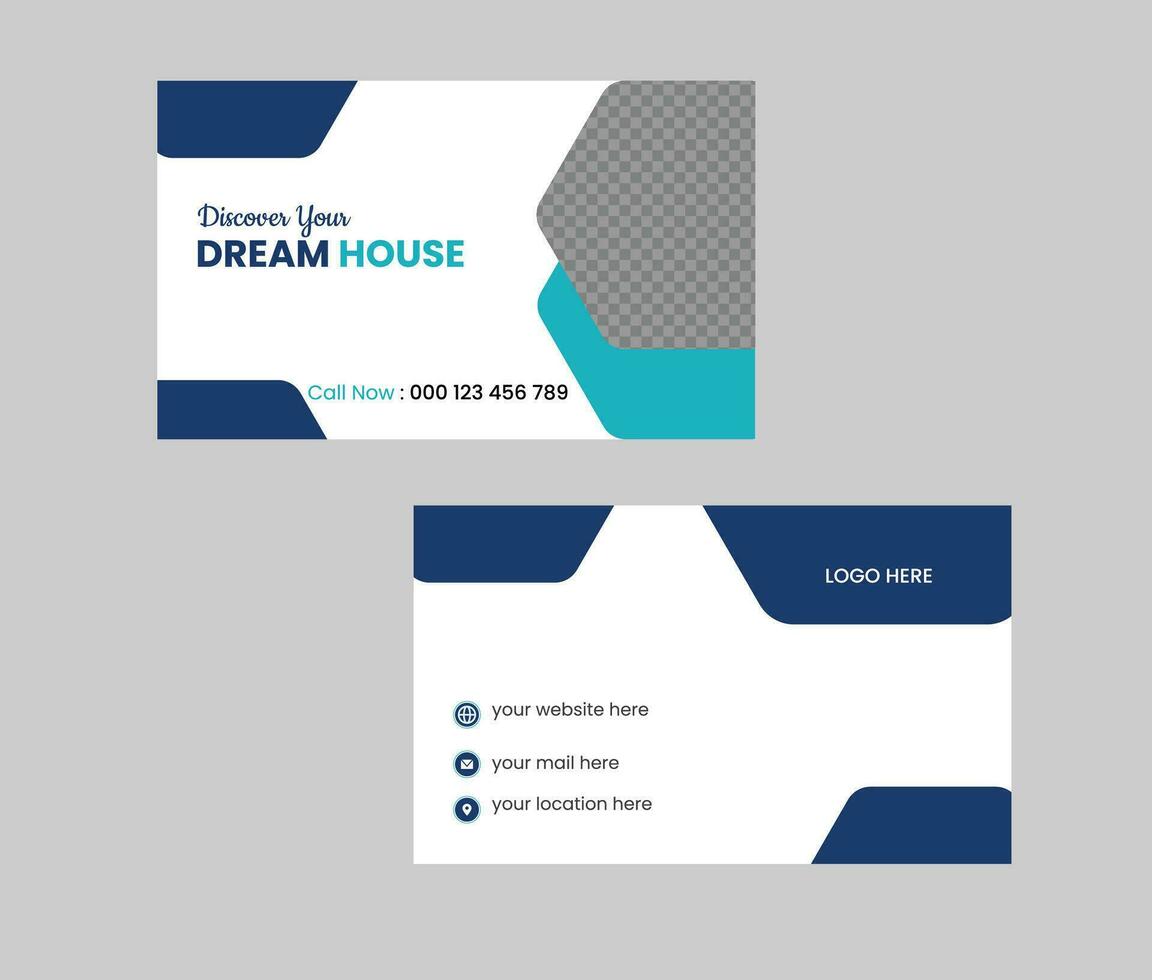 Creative and modern business card template vector