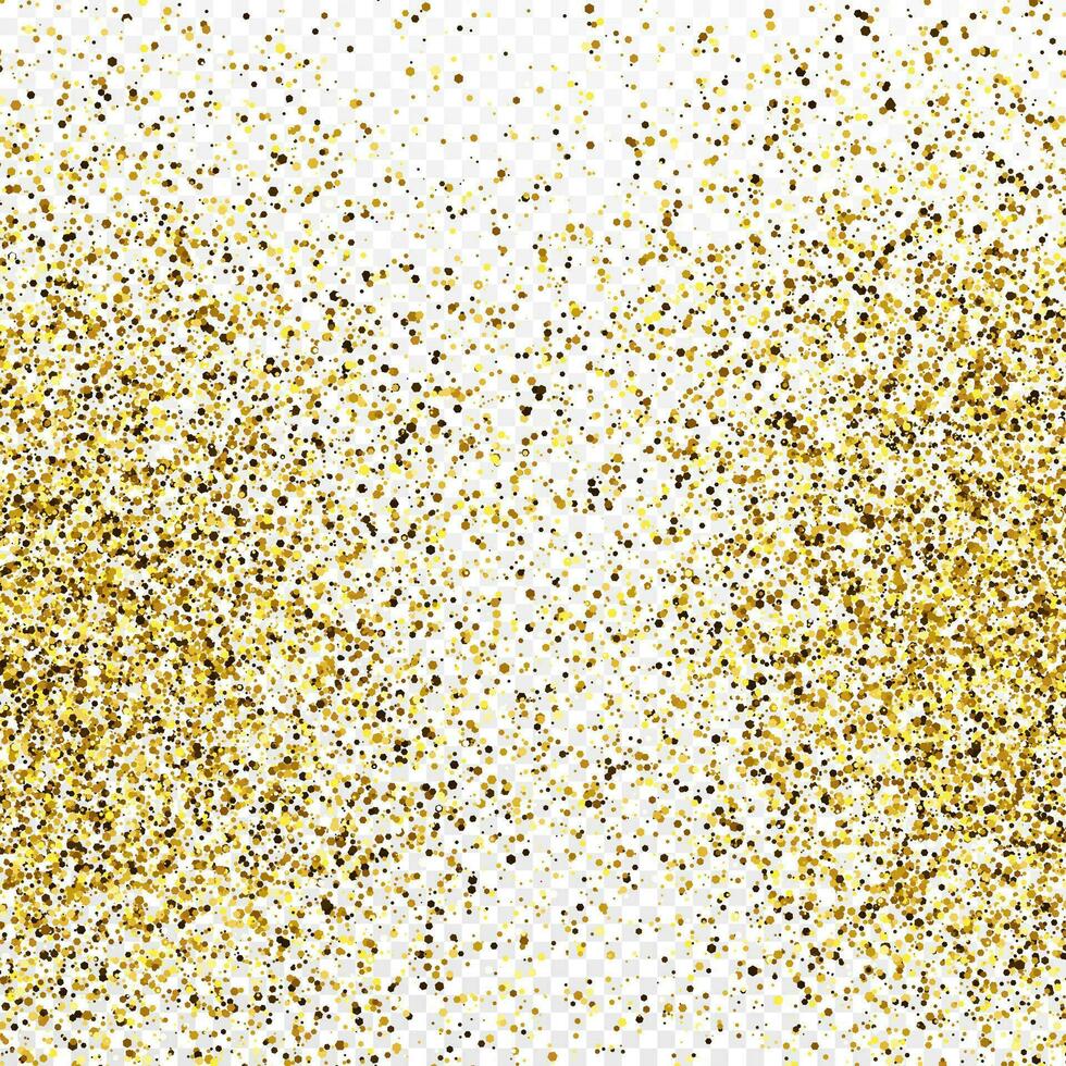 Gold glitter celebratory confetti background vector