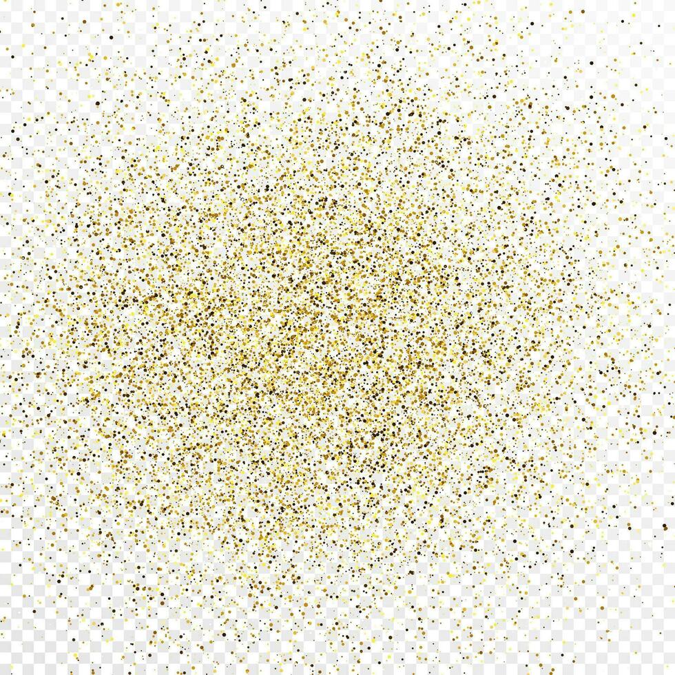 Gold glitter celebratory confetti background vector