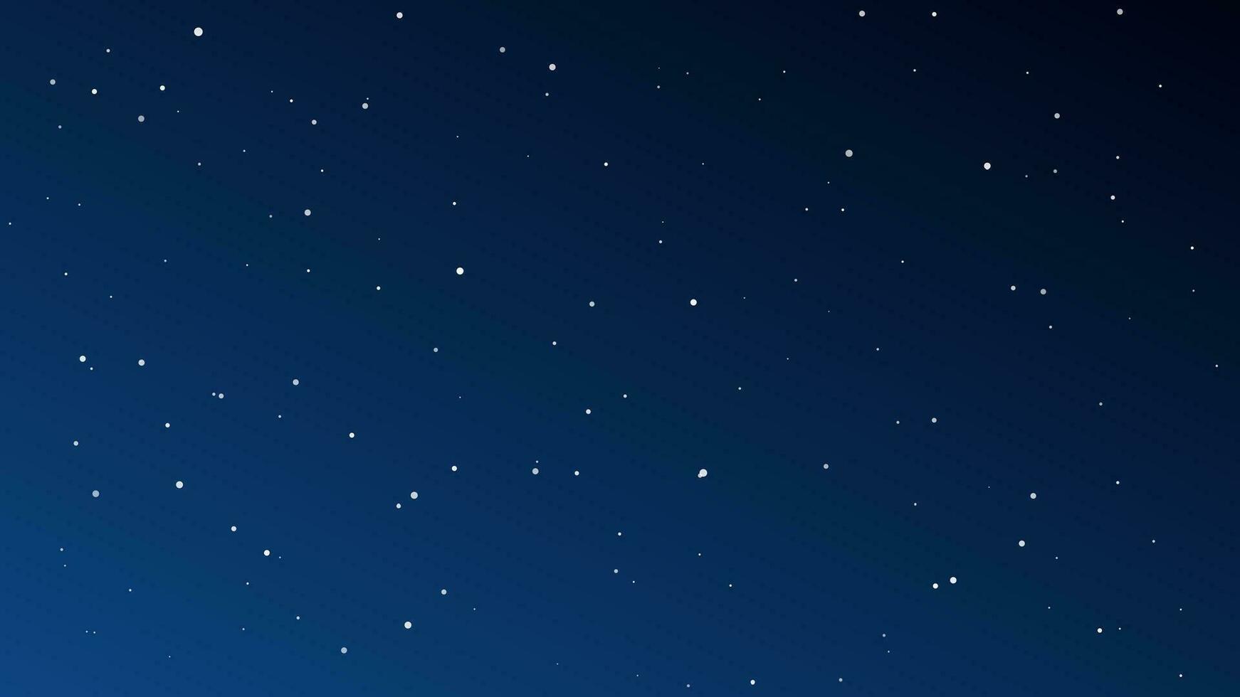 Night sky with many stars. Abstract nature background with stardust in deep universe. Vector illustration.