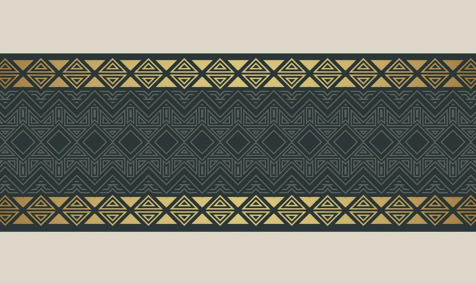 Elegant golden ornamental border template vector