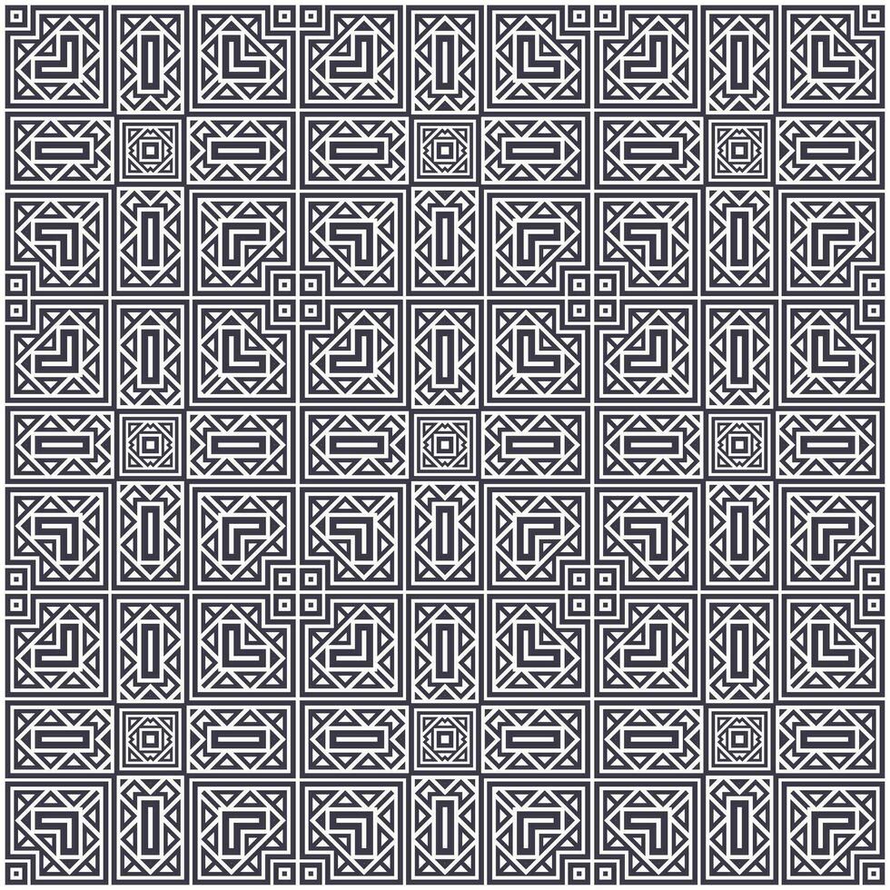 flat ornament line pattern design vector