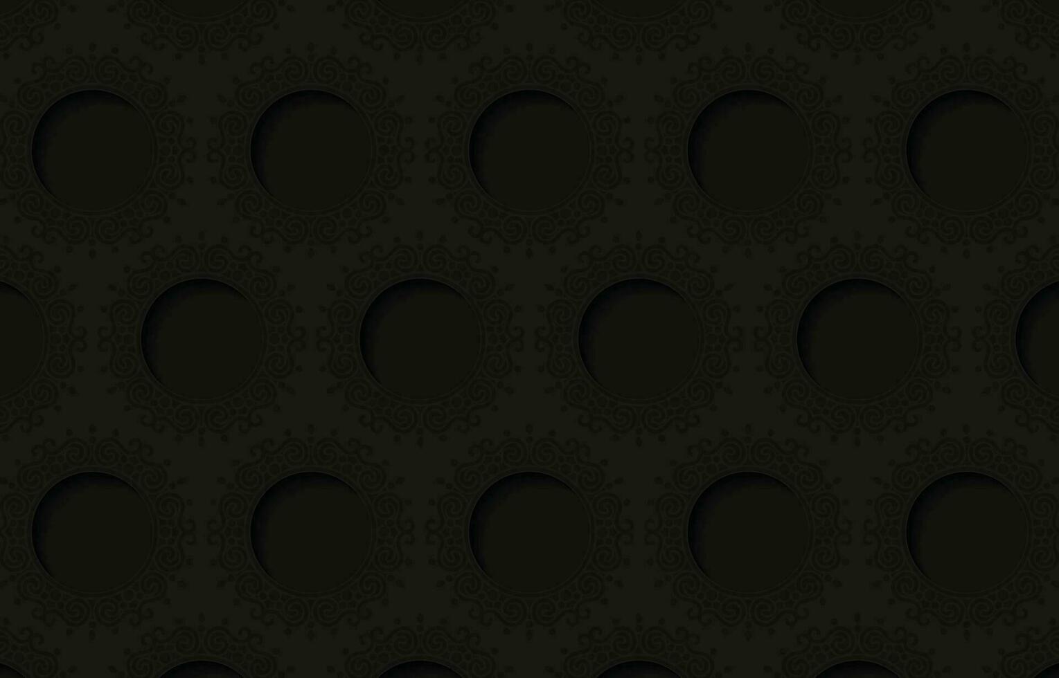 Dark border pattern background vector