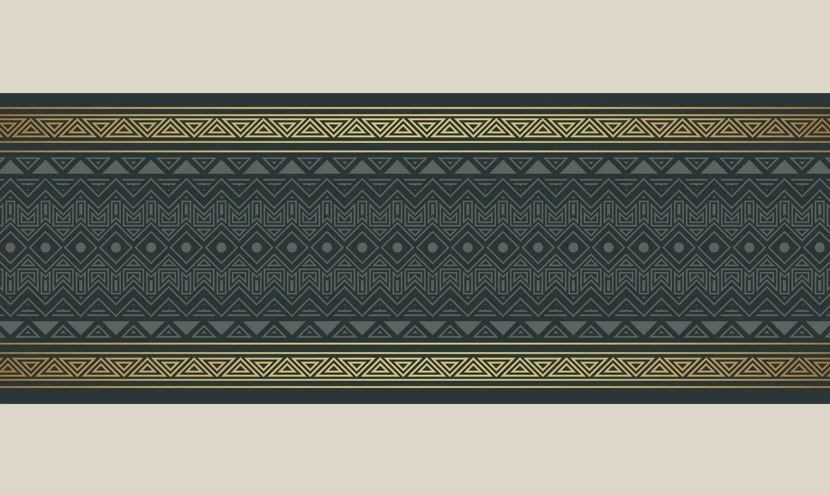 Elegant golden ornamental border template vector