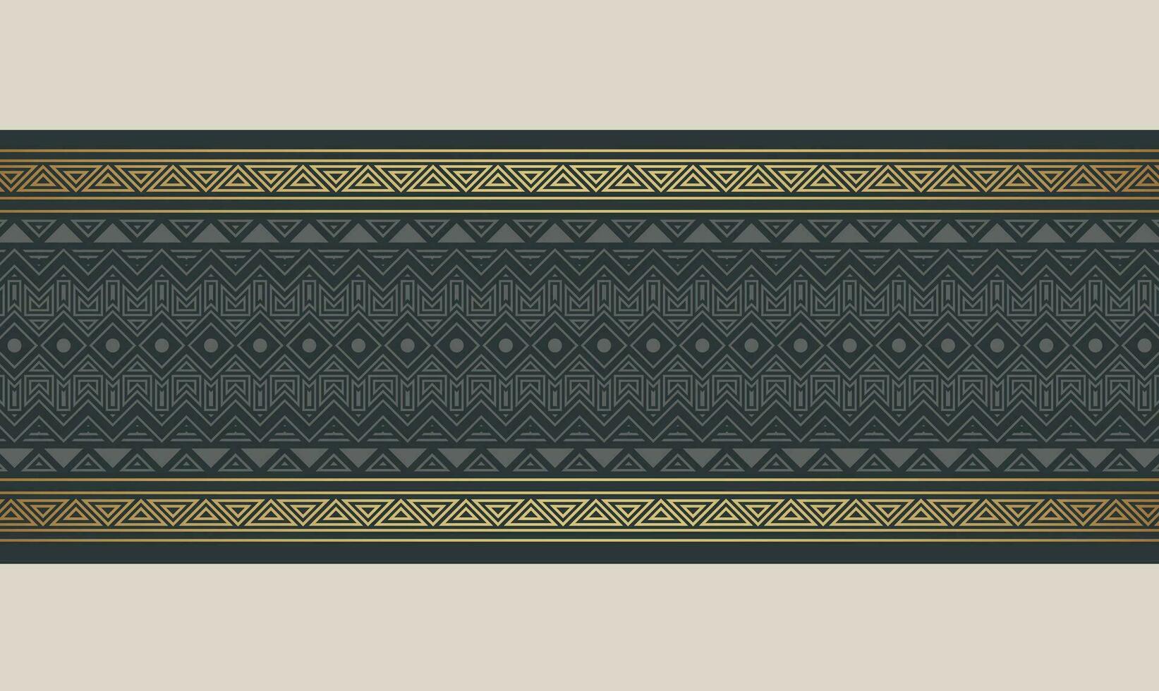 elegante plantilla de borde ornamental dorado vector