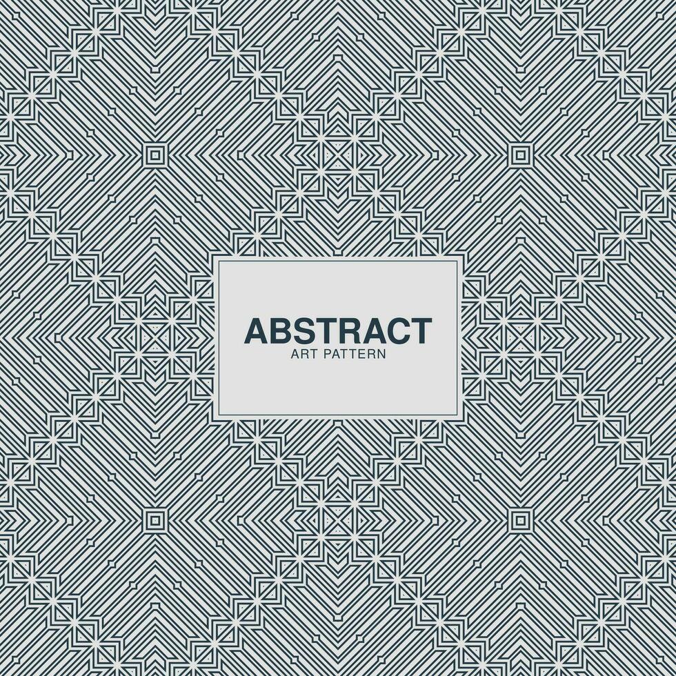 flat ornament line pattern design vector