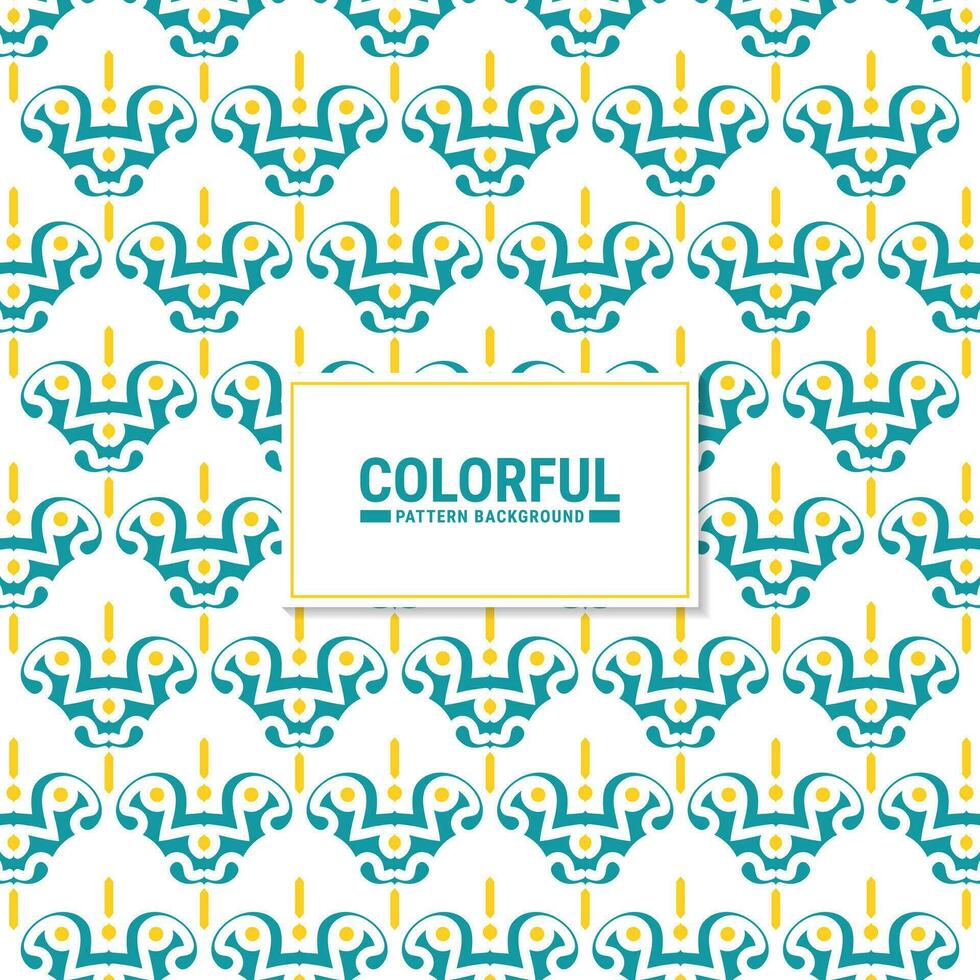 Colorful abstract geometric pattern design vector