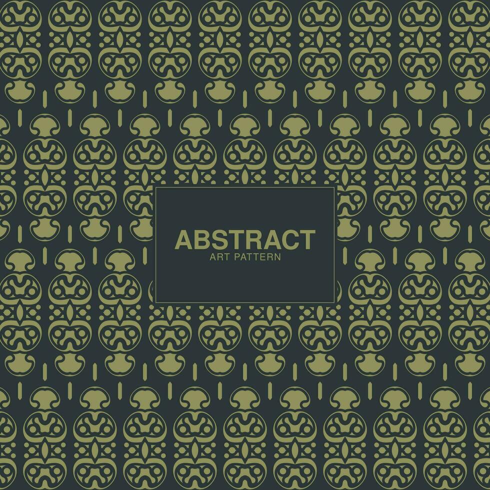 flat ornament line pattern design vector