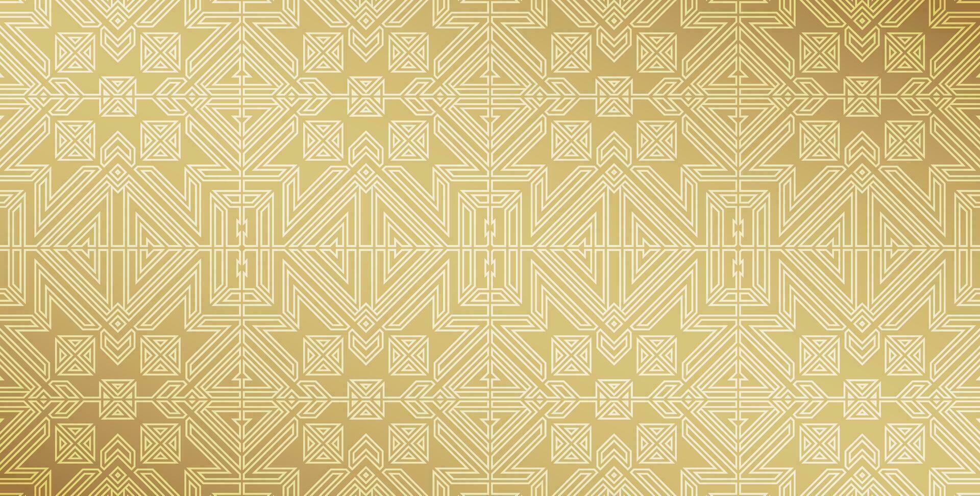 elegant gold abstract line pattern vector