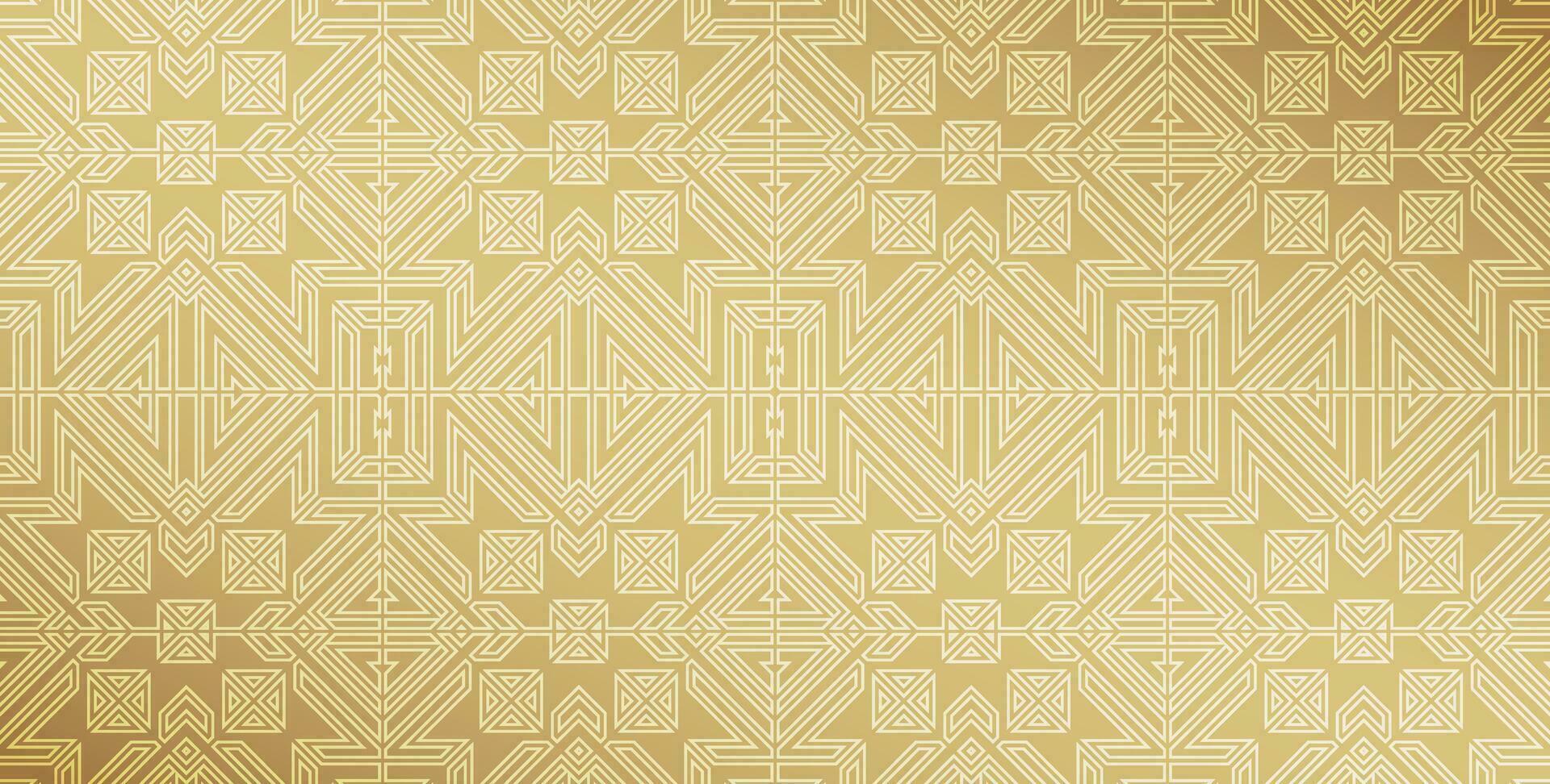 elegant gold abstract line pattern vector