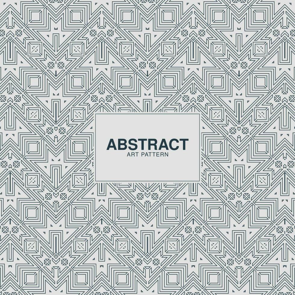 flat ornament line pattern design vector