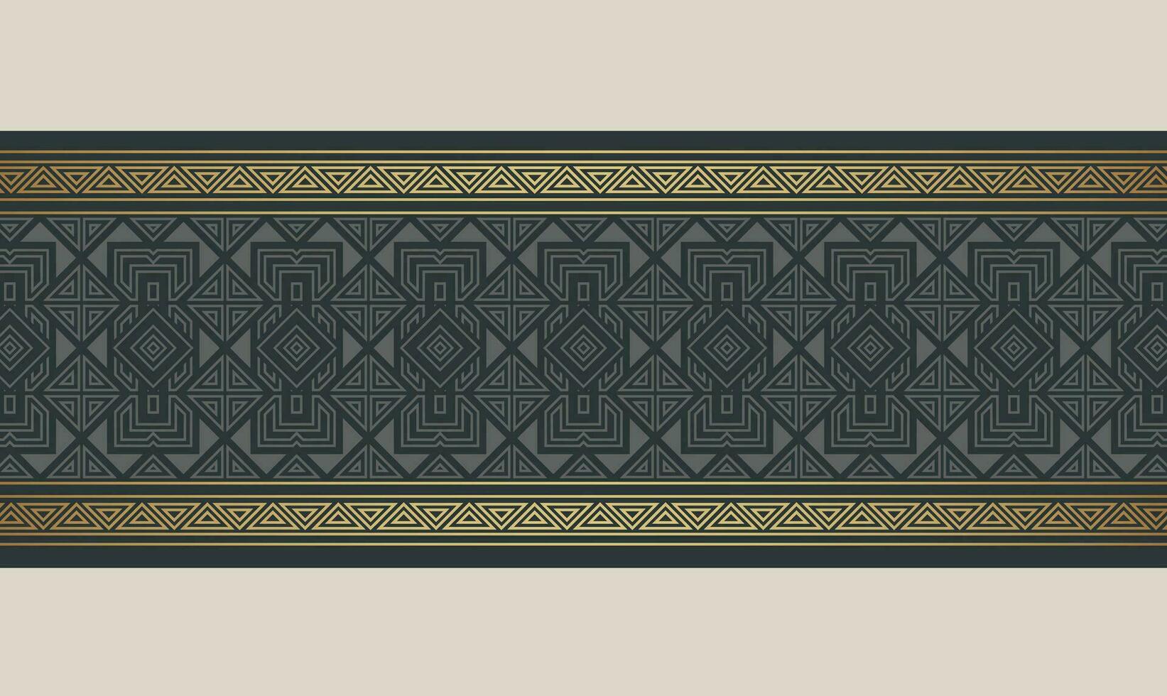 Elegant golden ornamental border template vector