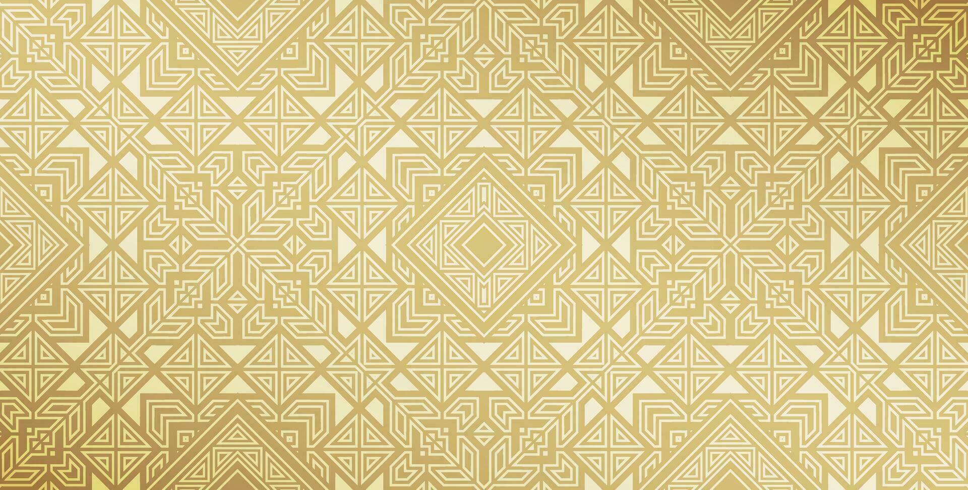 elegant gold abstract line pattern vector