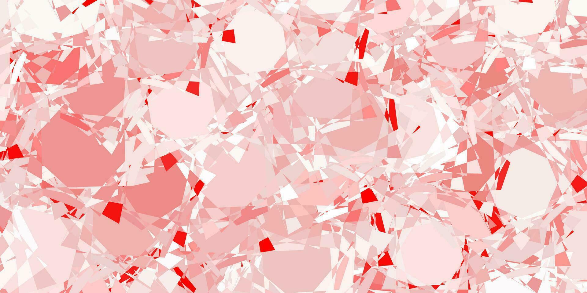 Light Red vector layout with triangle forms.