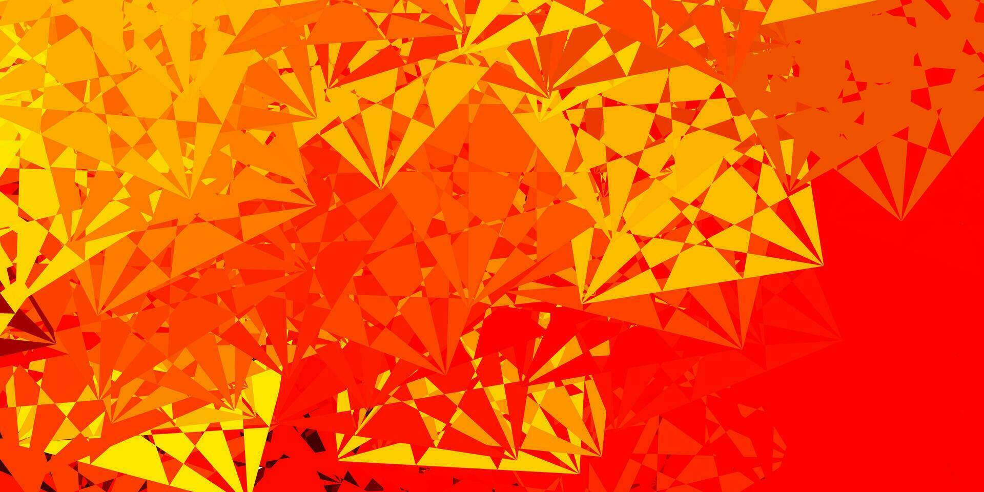 Light Red, Yellow vector template with abstract forms.