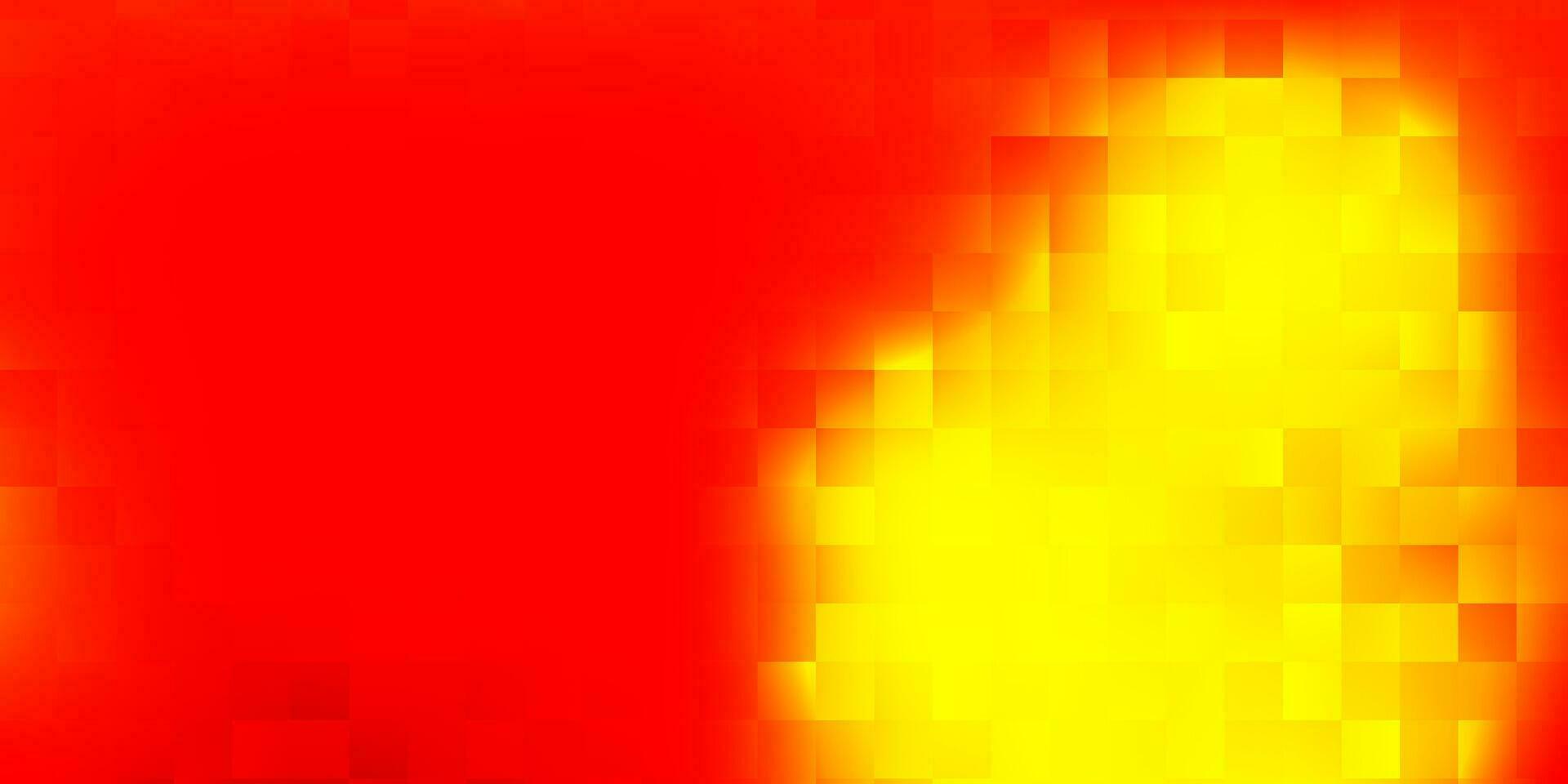 Light red, yellow vector backdrop with chaotic shapes.