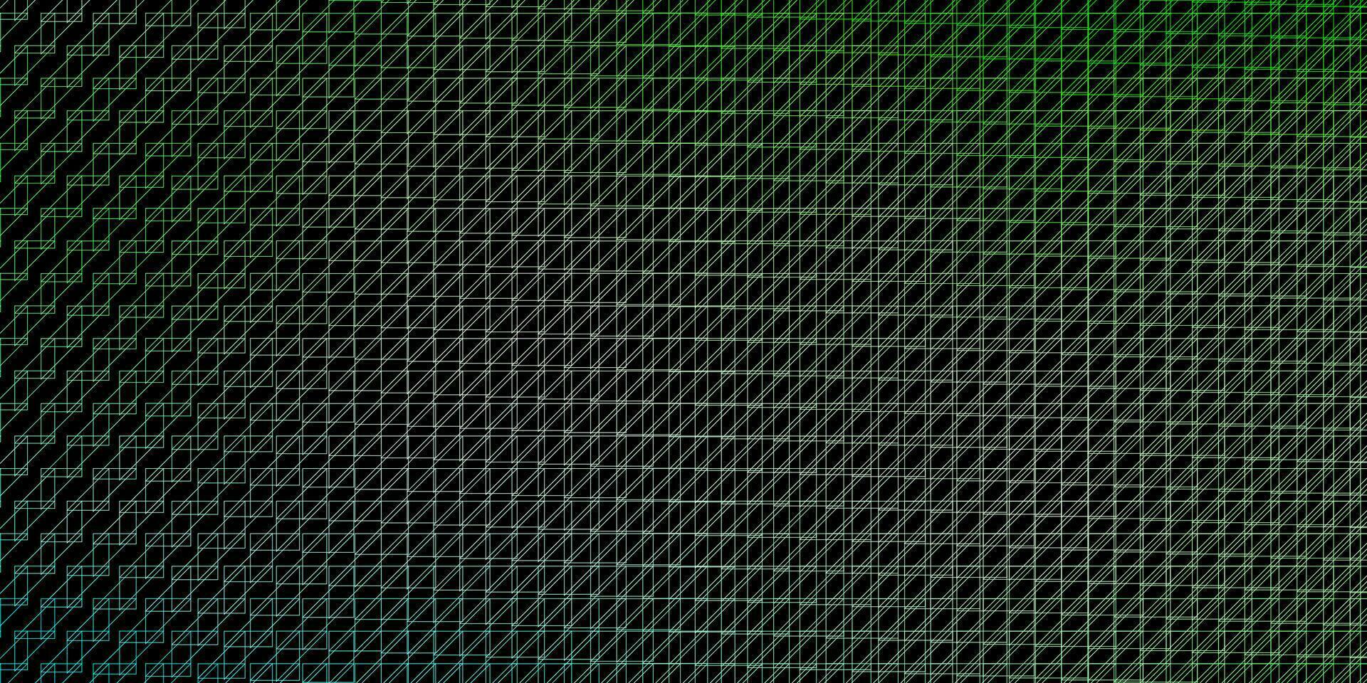 Dark Green vector pattern with lines.