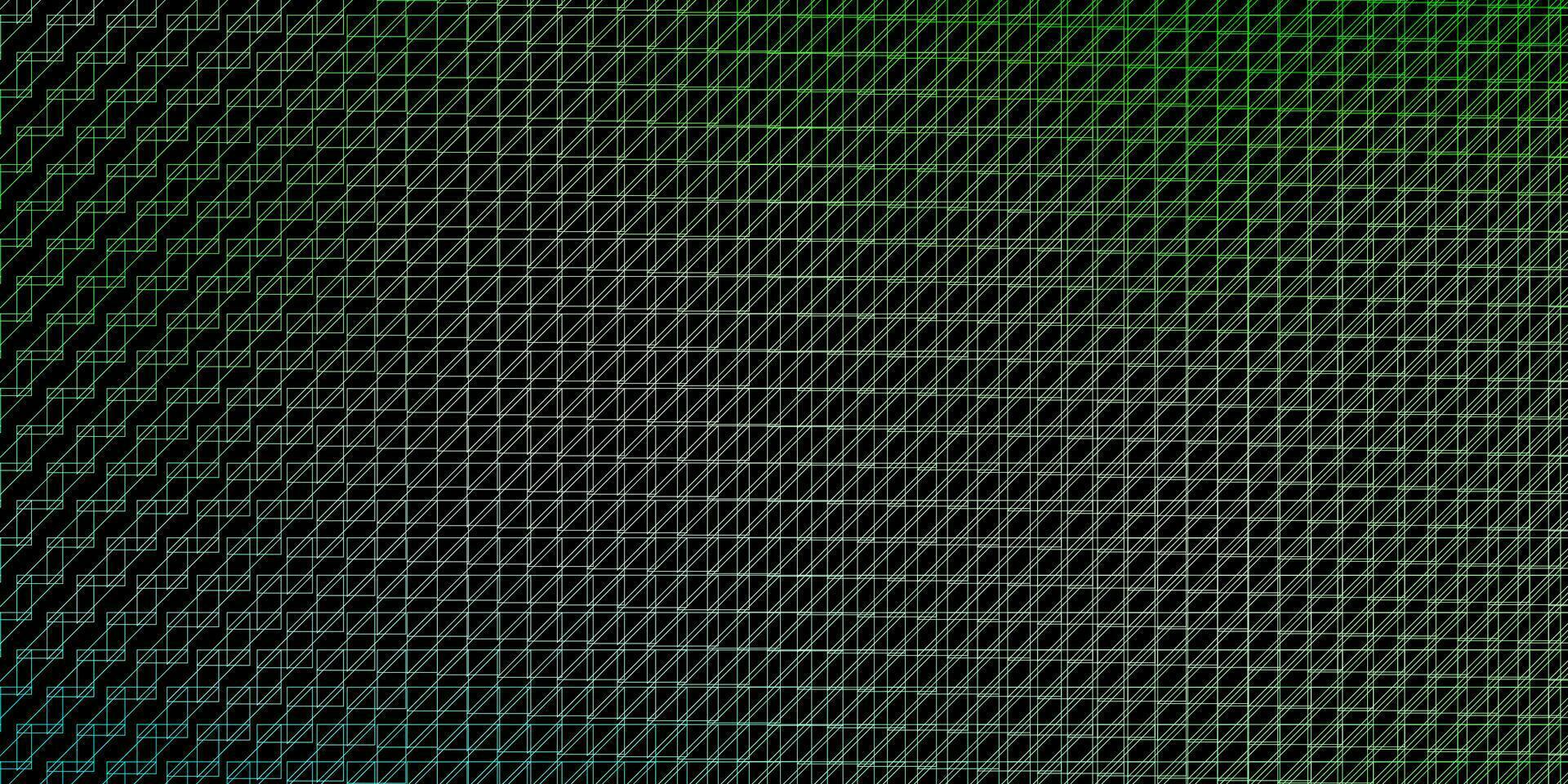 Dark Green vector pattern with lines.