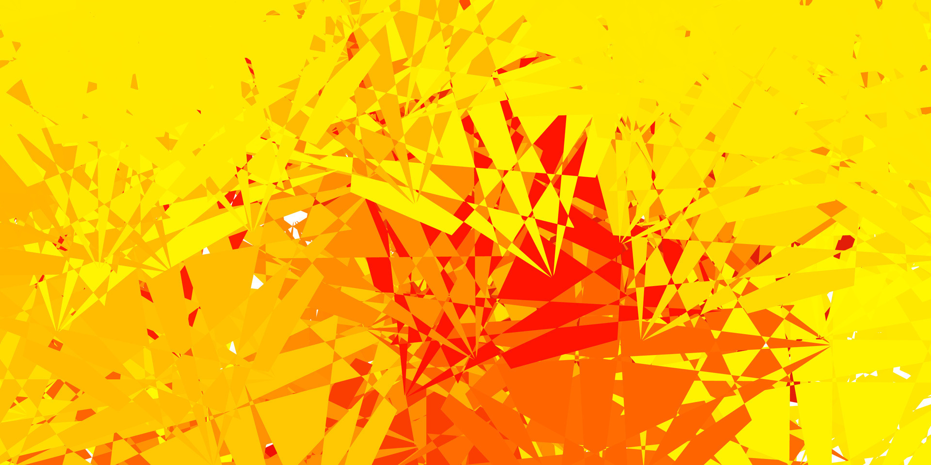 Dark Yellow vector texture with random triangles. 26277846 Vector Art