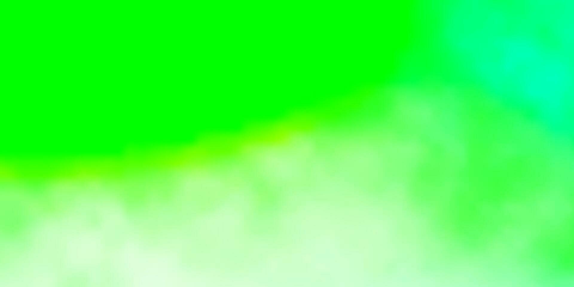 Light Green vector template with sky, clouds.
