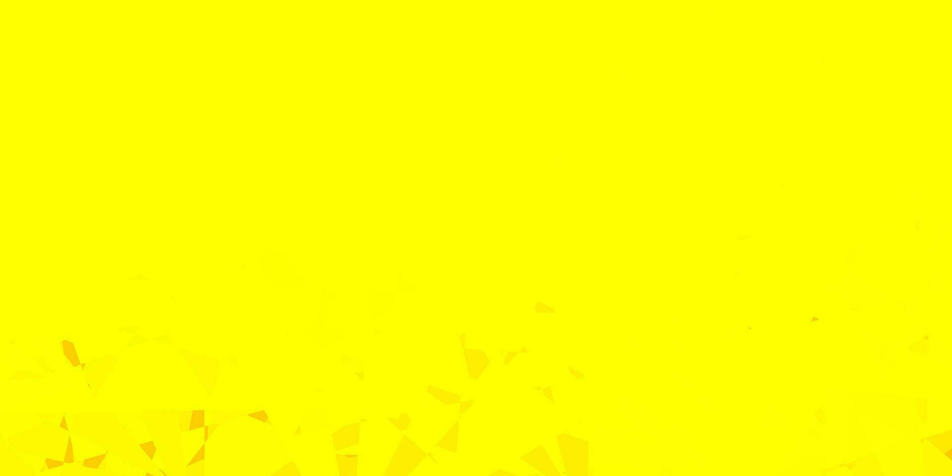 Light Yellow vector template with triangle shapes.