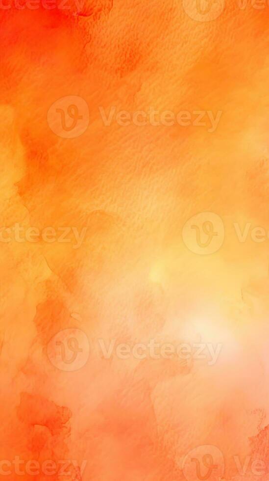 orange abstract watercolor background. ai generated photo