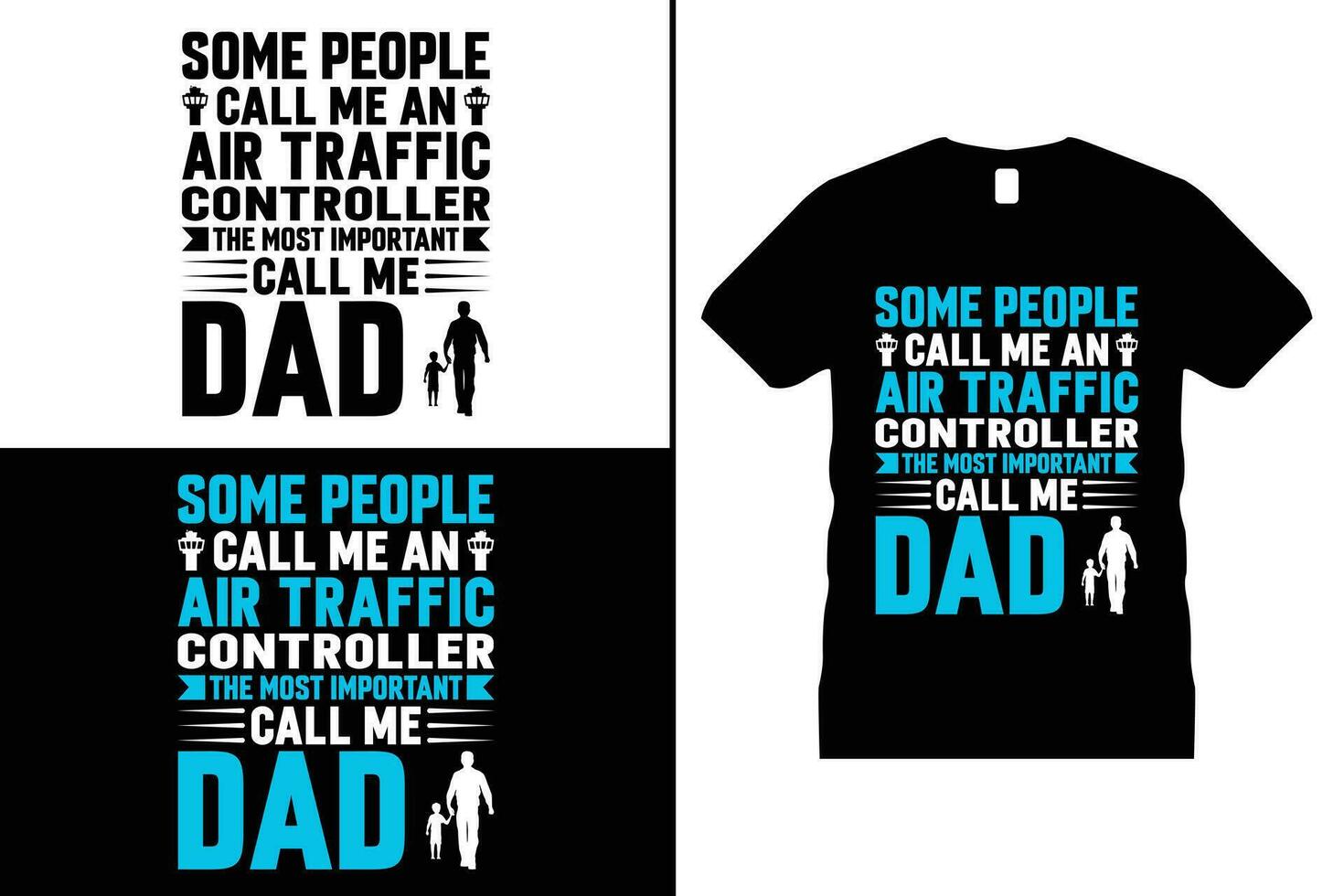 Air Traffic T shirt design. Use for T-Shirt, mugs, stickers, Cards, etc vector