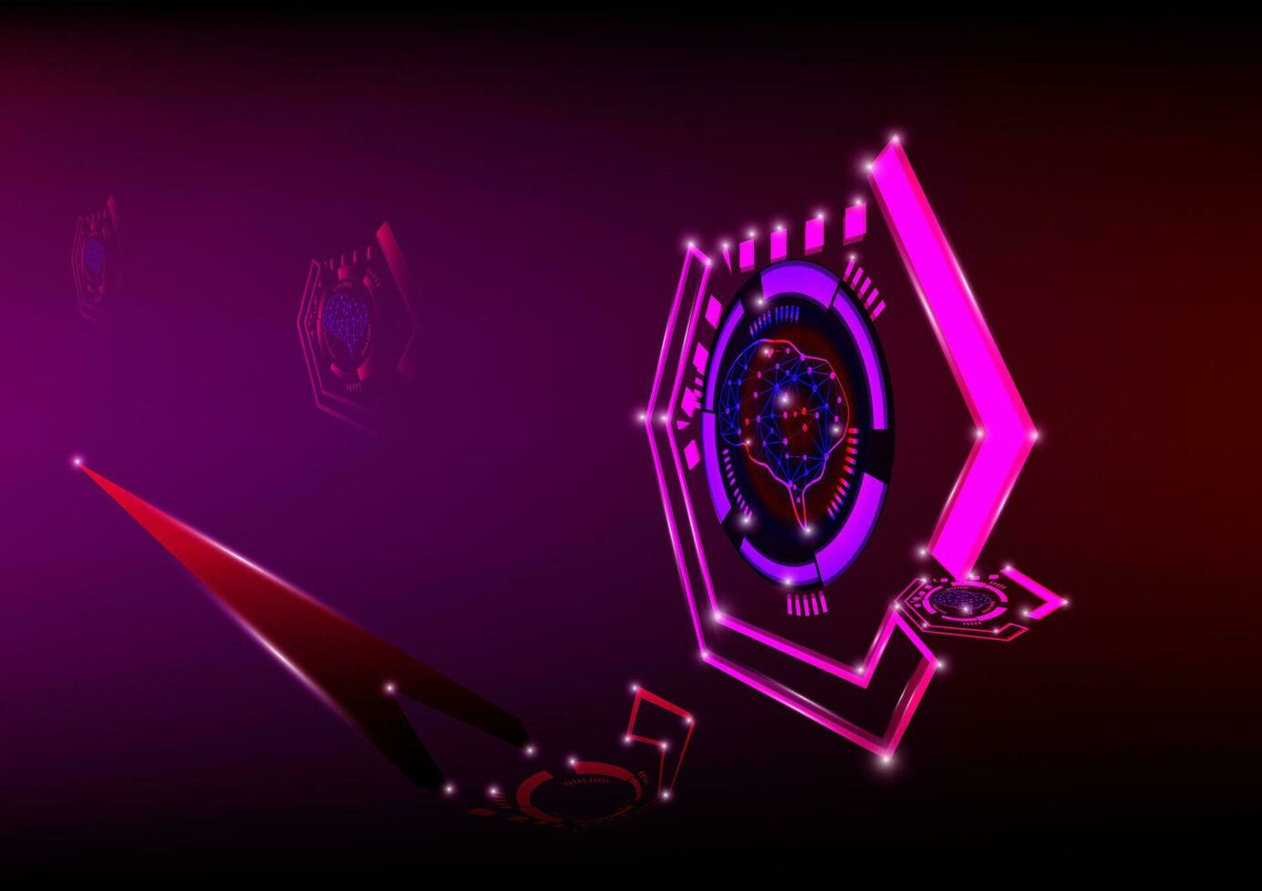 Gear engineering technology telecoms glowing futuristic abstract background vector illustration