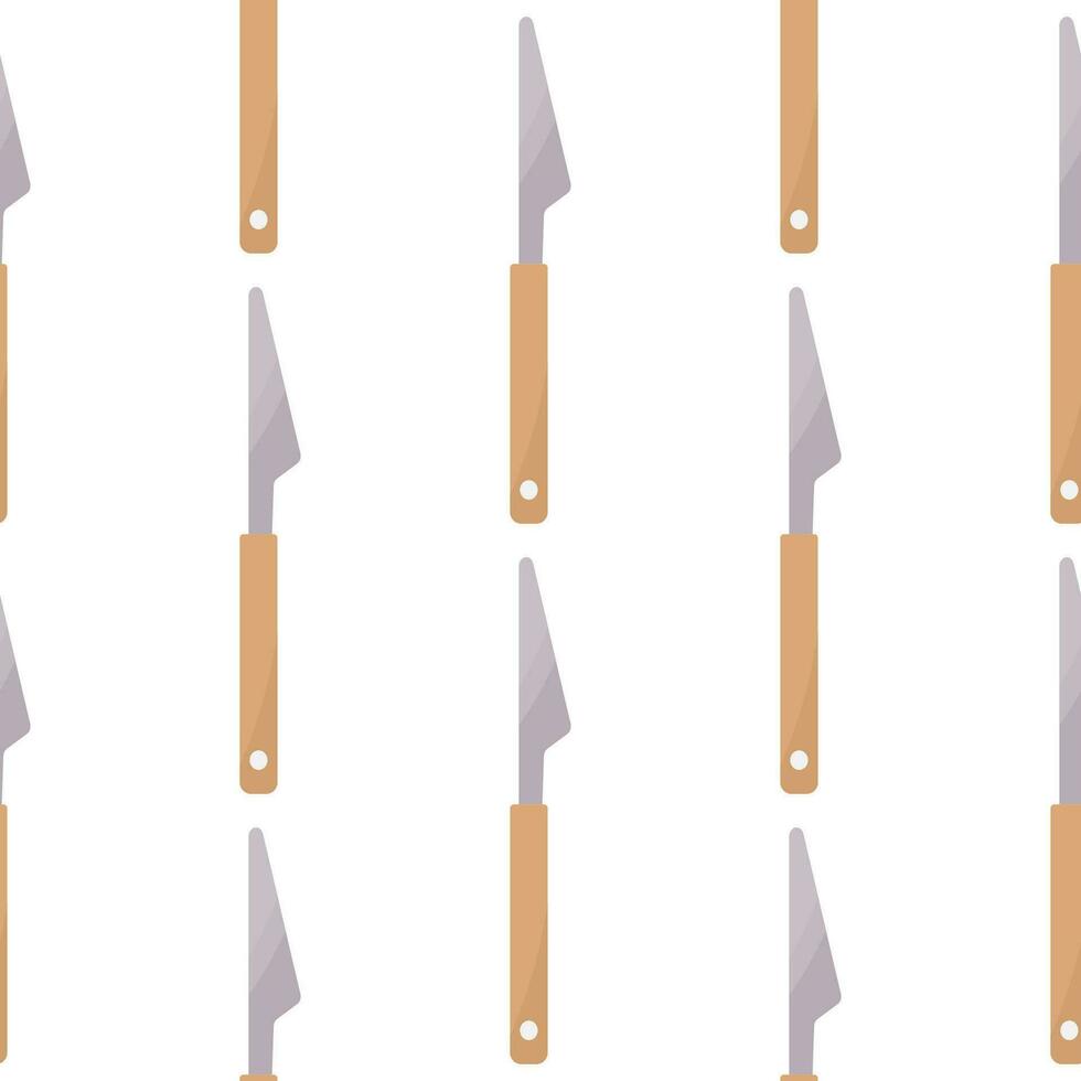 knife kitchen sharp cut cook pattern background vector