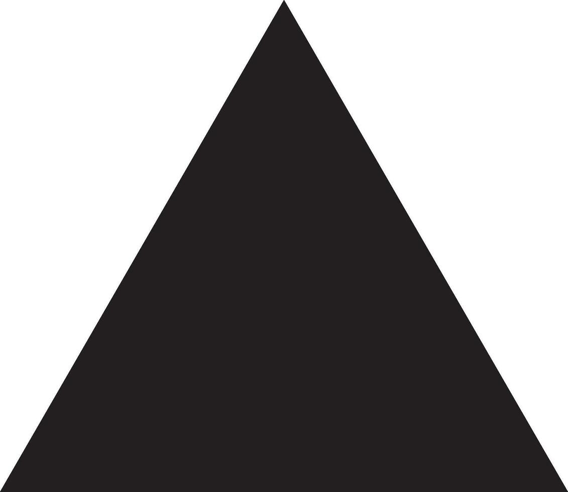 triangle shape arrow  black outline icon  design graphic symble element on png file transparent vector illustration