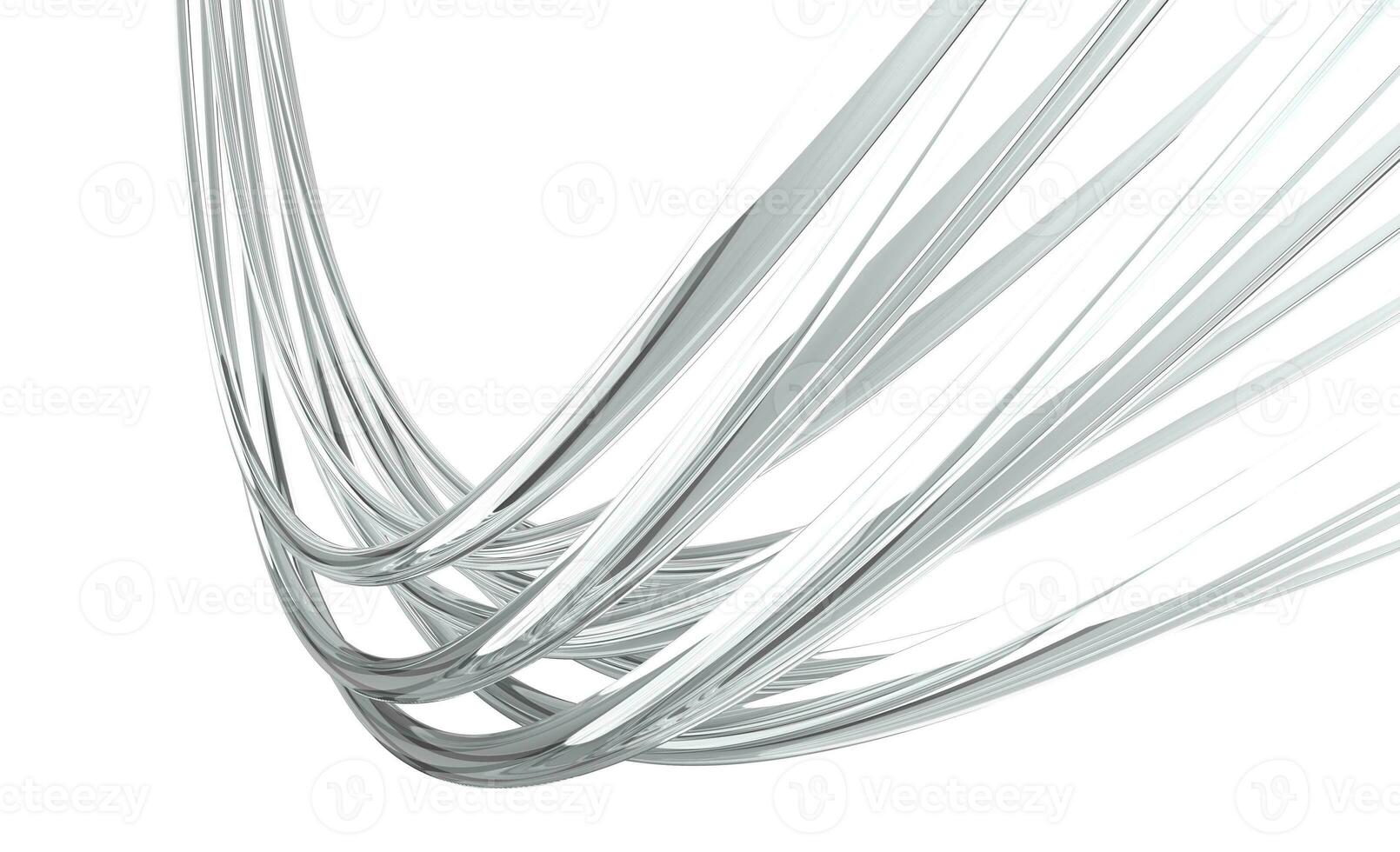 Fiber optic glass cables background concept photo