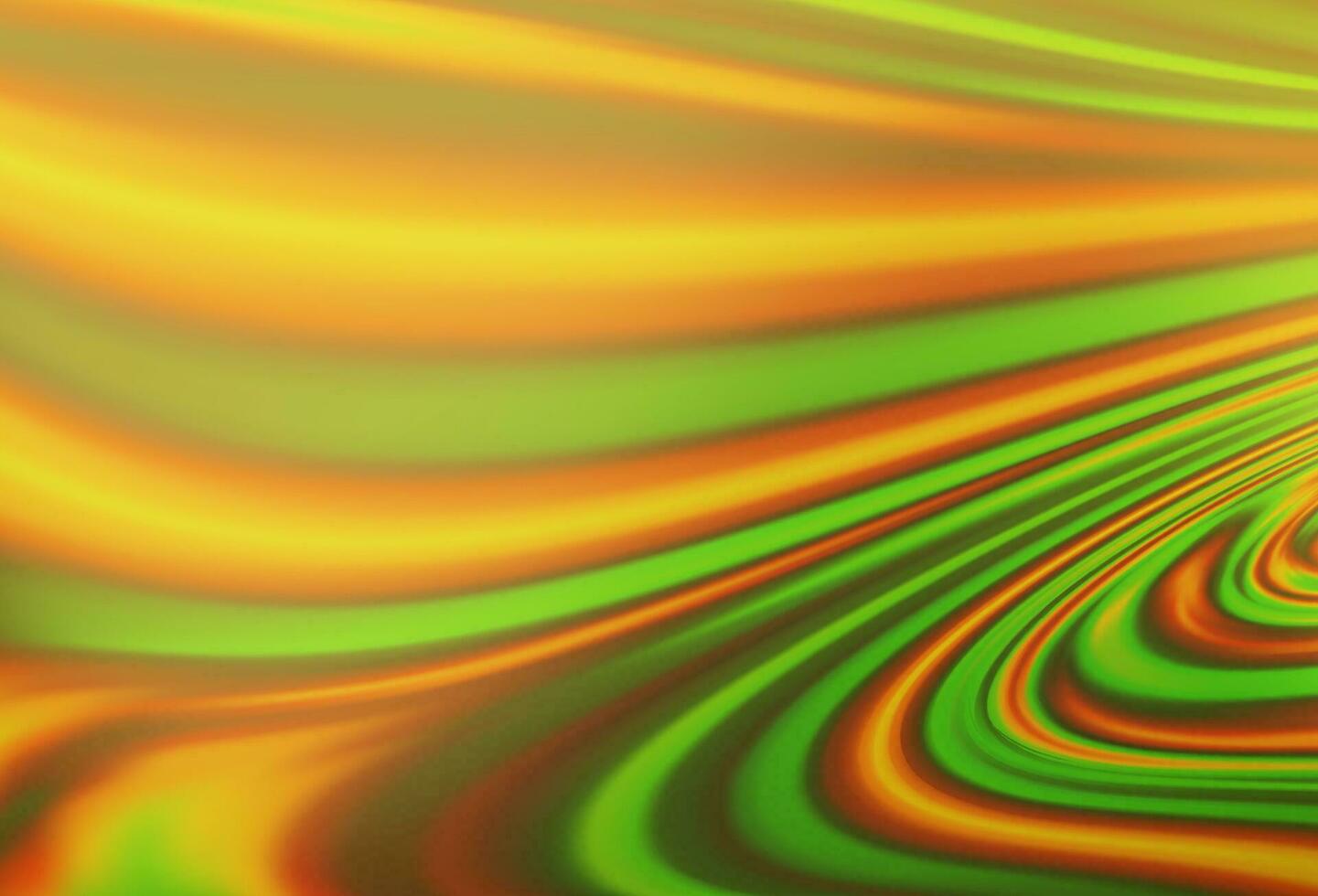 Light Green, Yellow vector background with lava shapes.