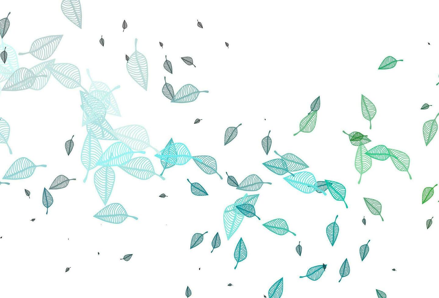 Light Blue, Green vector doodle texture.