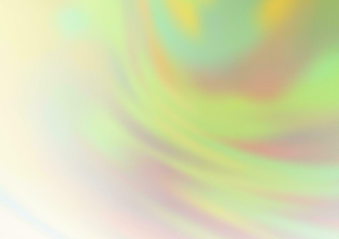 Light Green, Yellow vector blurred shine abstract template.