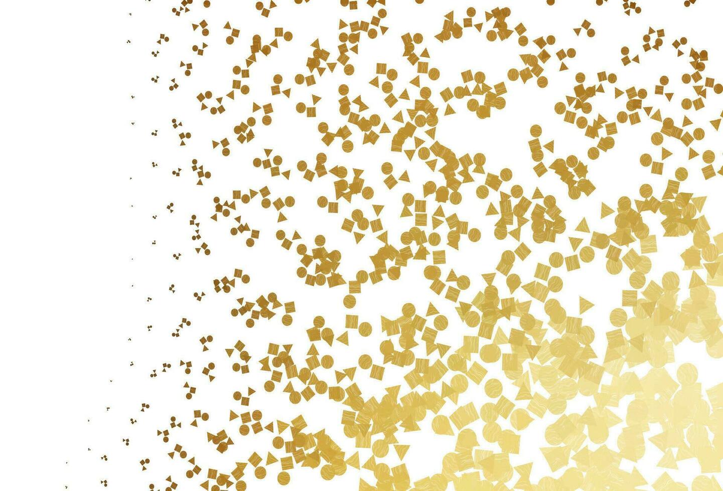Light Yellow, Orange vector background with triangles, circles, cubes.