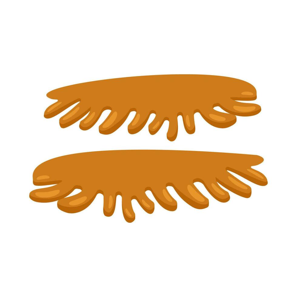Set of ingredients for burger and sandwich . Sliced veggies, bun, cutlet, sauce. Vector illustration cartoon flat icon collection isolated on white.