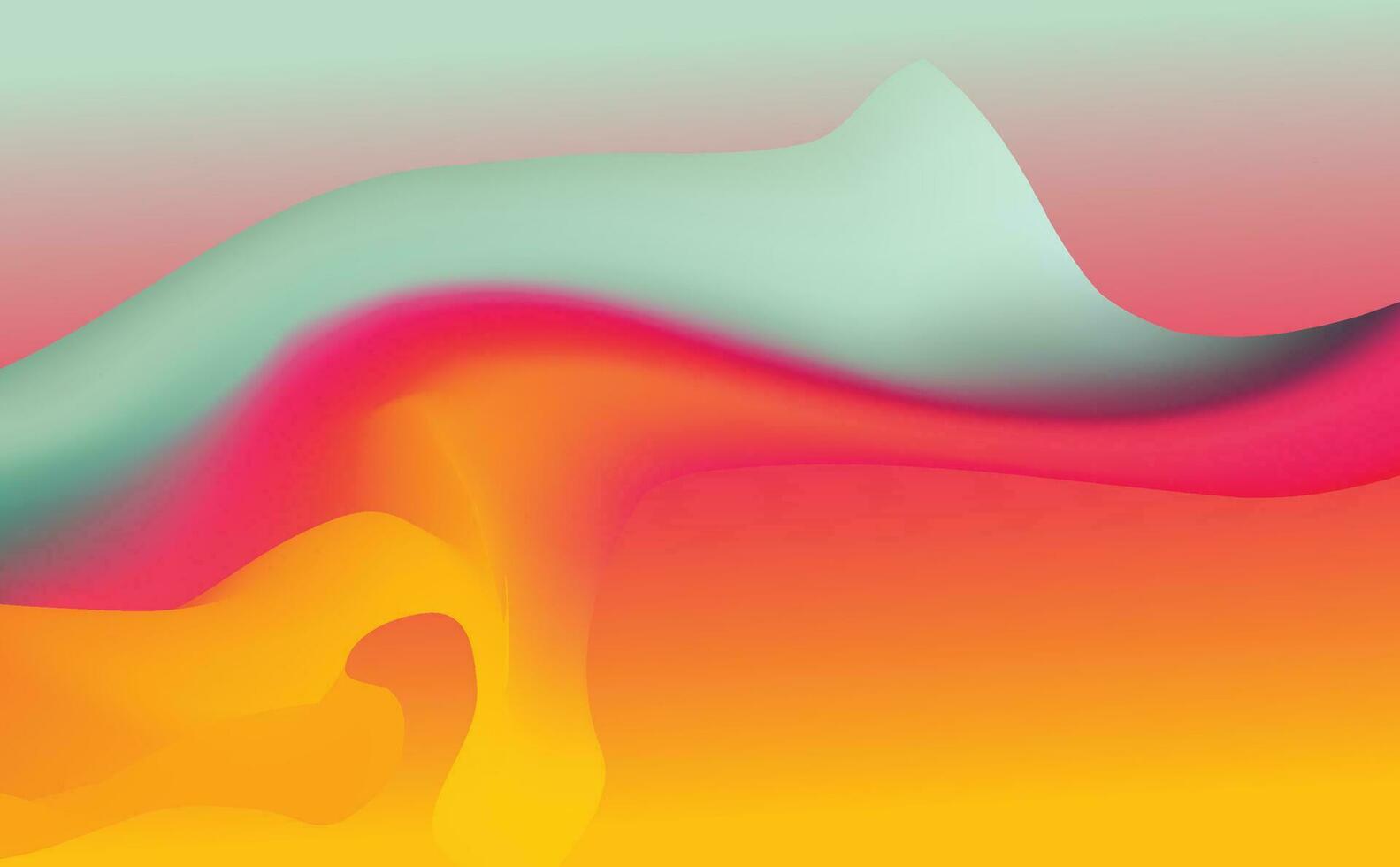 Colorful liquid circle. Abstract geometric shapes on white background. 3D vector design elements.