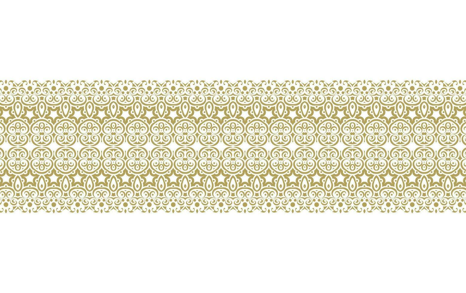 ornamental pattern border Design Template vector