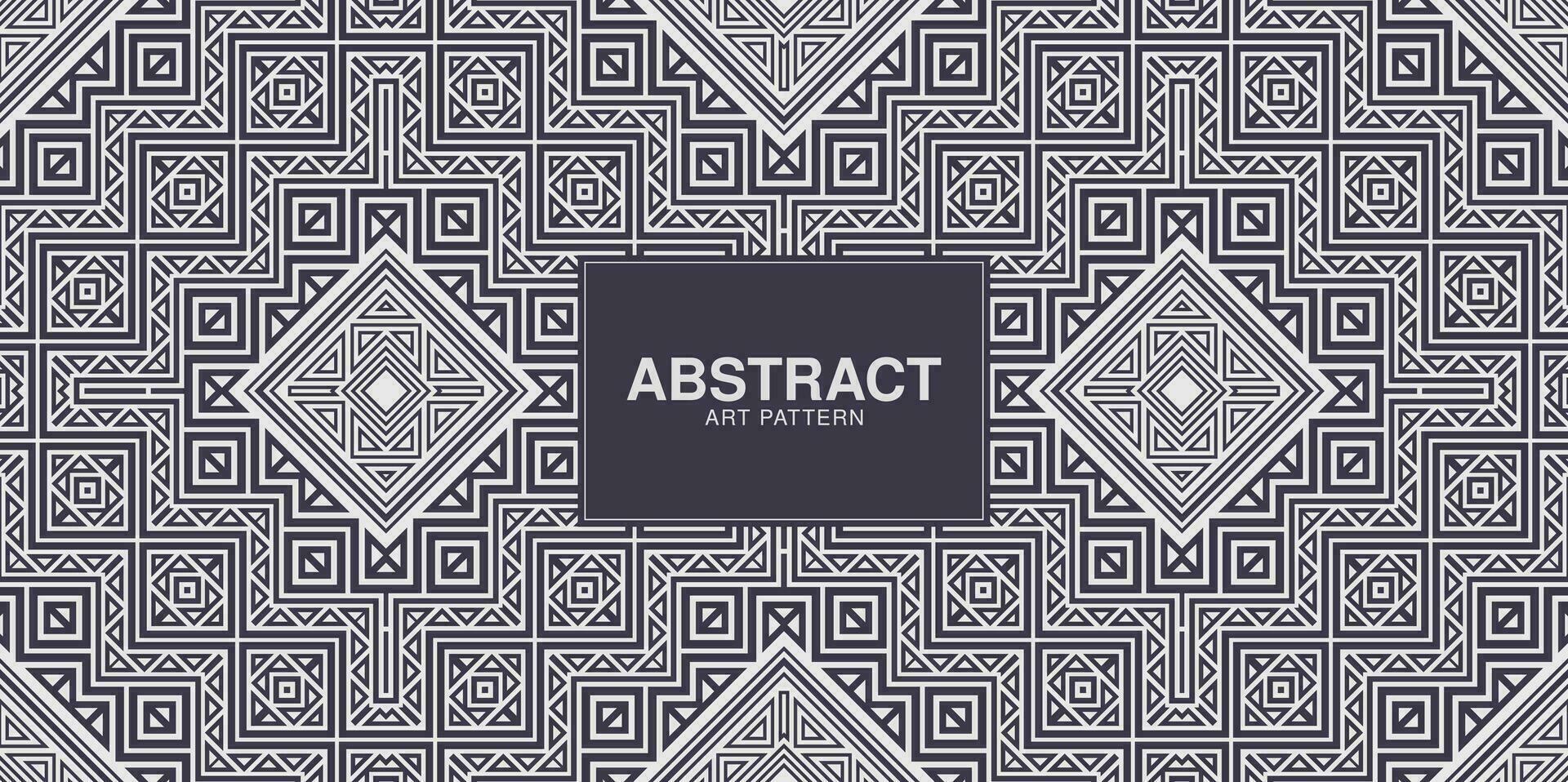 flat ornament line pattern design vector