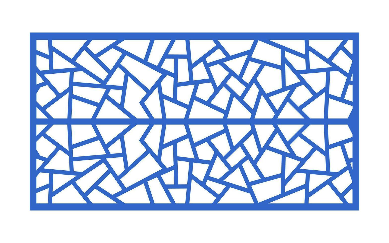 Decorative floral patterns, geometric template for cnc laser cutting vector