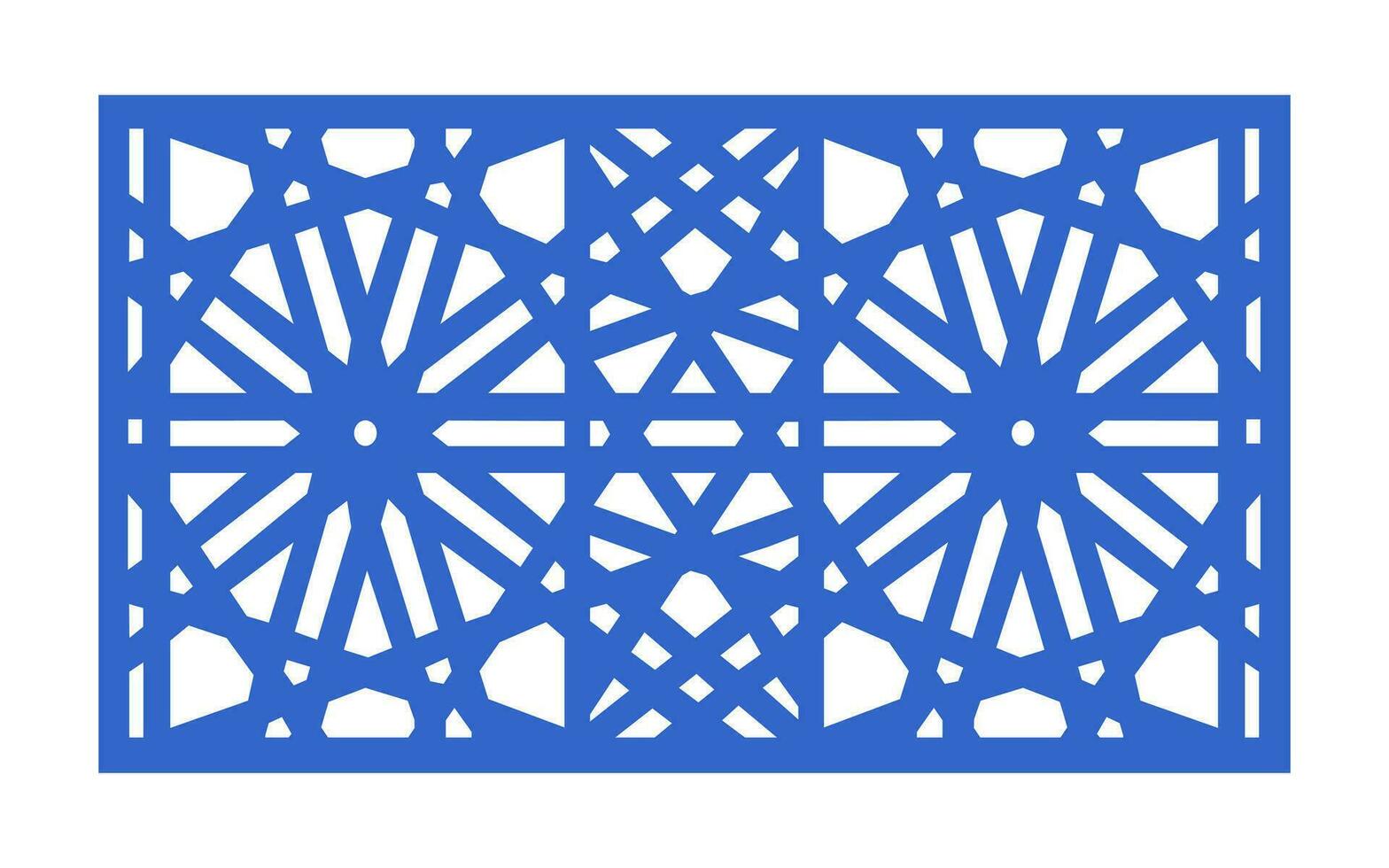 Decorative floral patterns, geometric template for cnc laser cutting vector