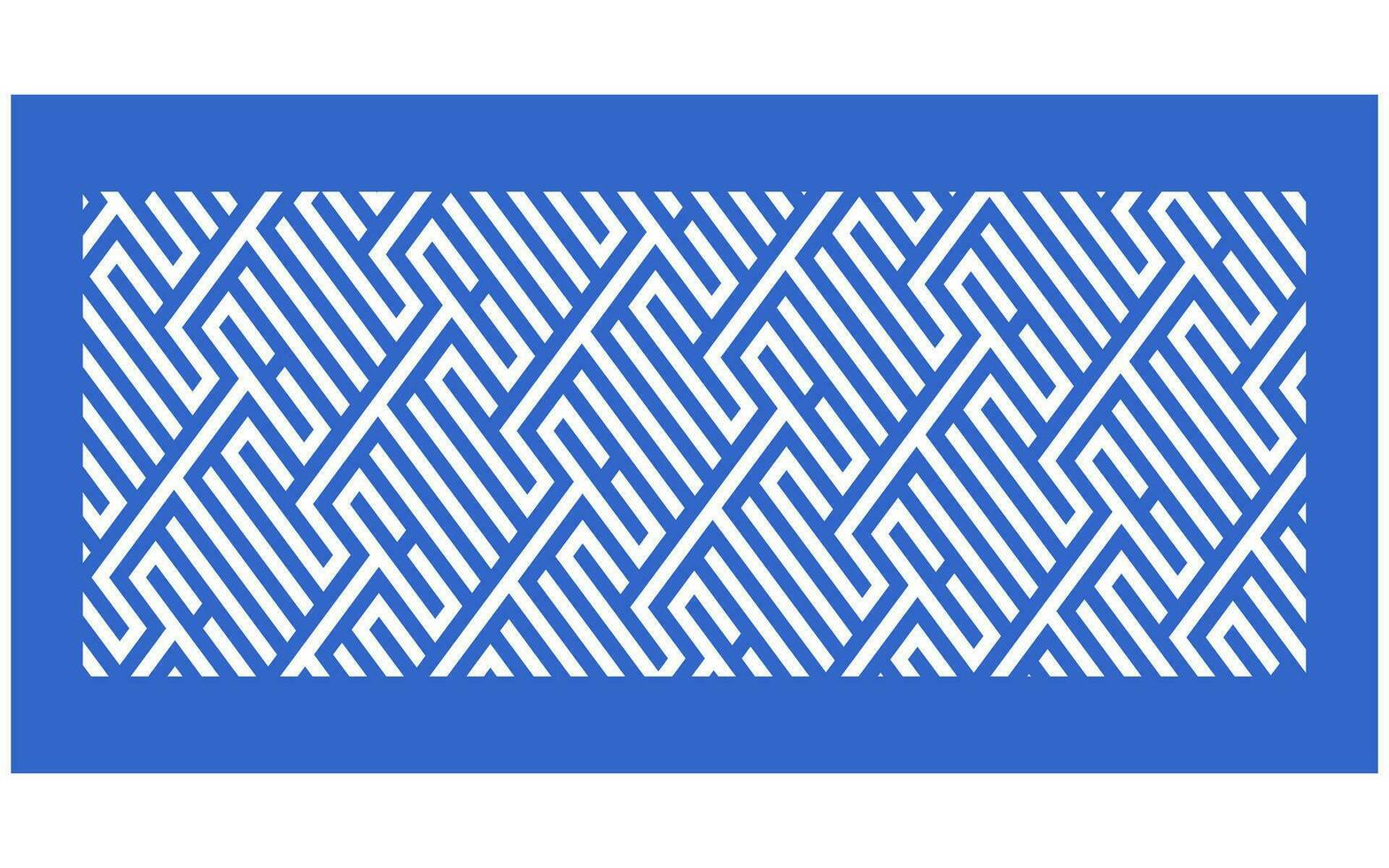 Decorative floral patterns, geometric template for cnc laser cutting vector