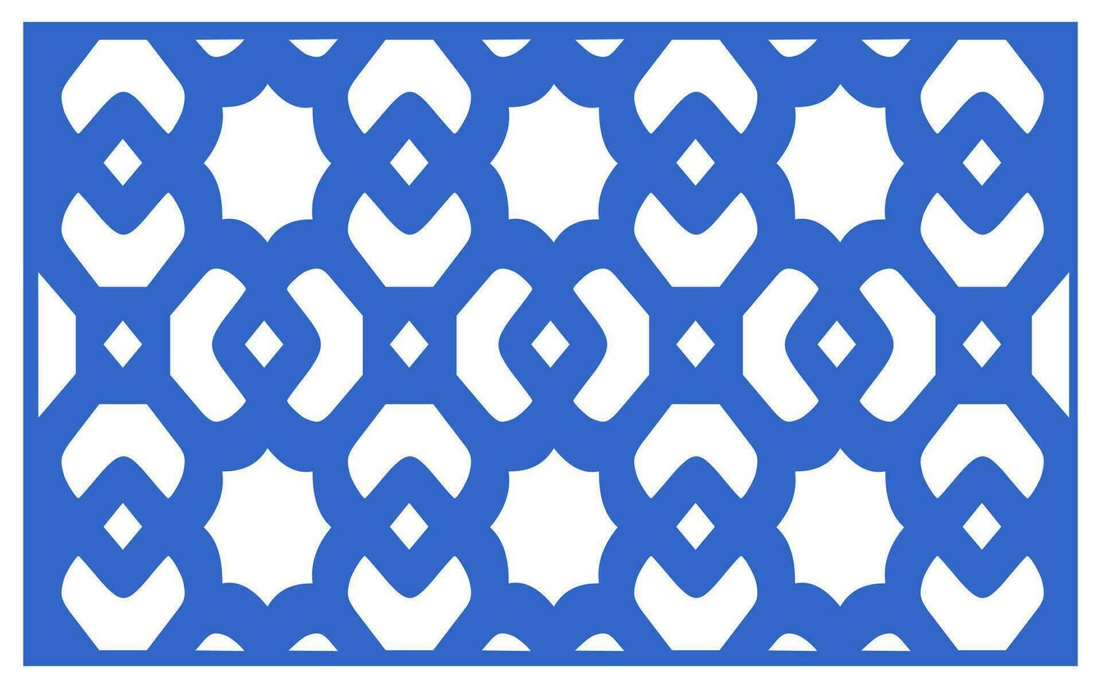 Decorative floral patterns, geometric template for cnc laser cutting vector
