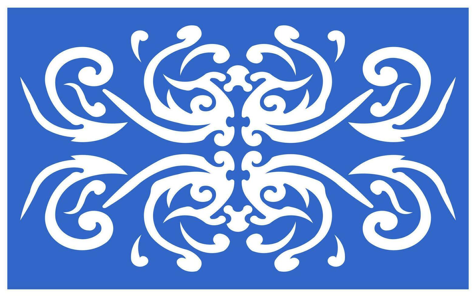 Decorative floral patterns, geometric template for cnc laser cutting vector